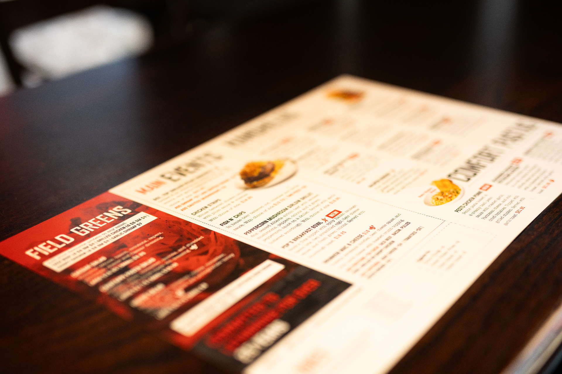 New Menu